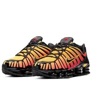 NEW Nike Shox TL ‘Sunrise Gradient’ Black Orange Red AV3595-004 Men's Size 12